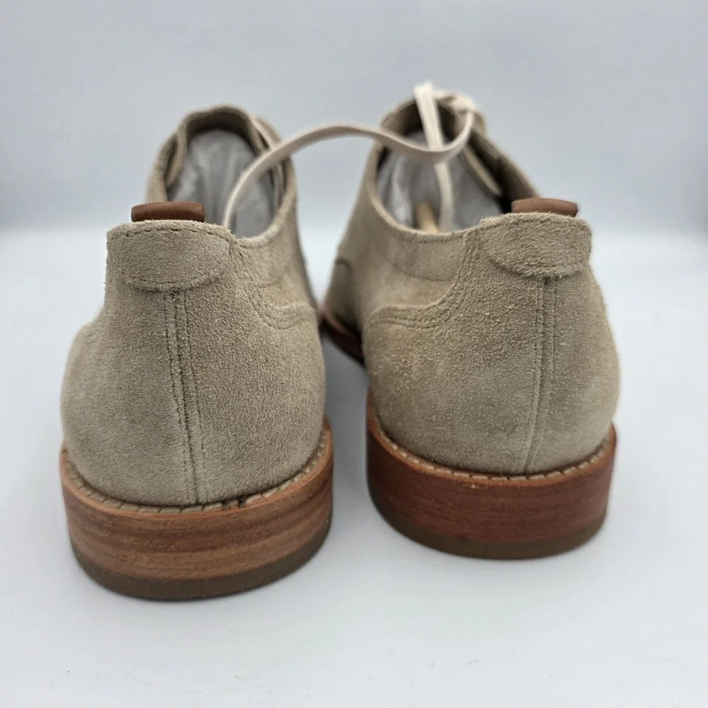 Cole Haan C29705 Mens Feathercraft Grand Oxfords Tan Beige Suede Size 9 M
